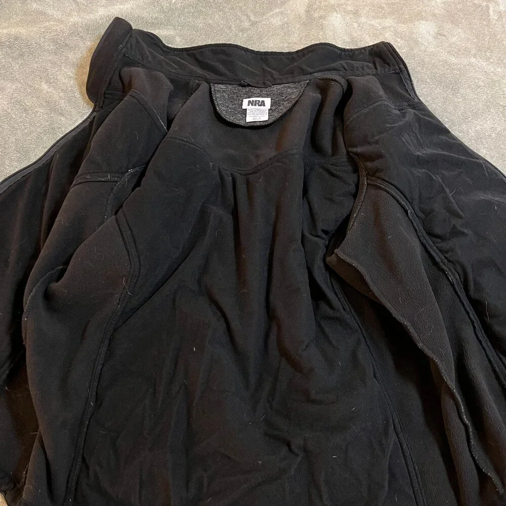 NRA mens jacket XL Grey Melange